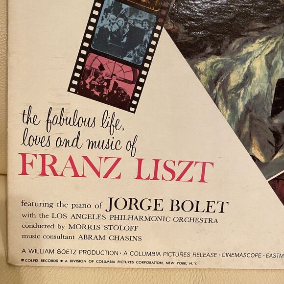 Song Without End, Franz Liszt, LP Vinyl 12” Original Soundtrack - Picture 2 of 4